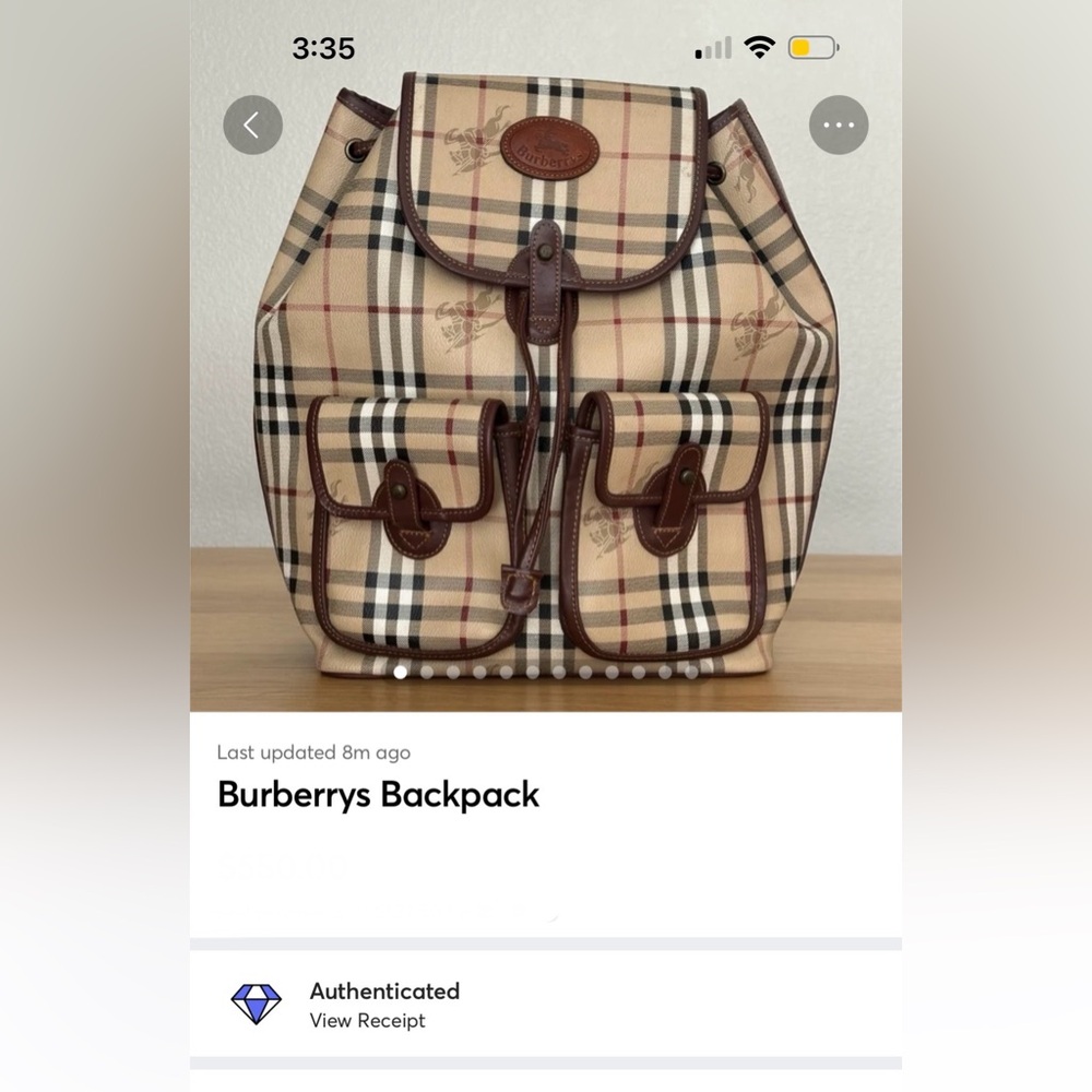 Burberrys Backpack with dustbag - Picture 16 of 16